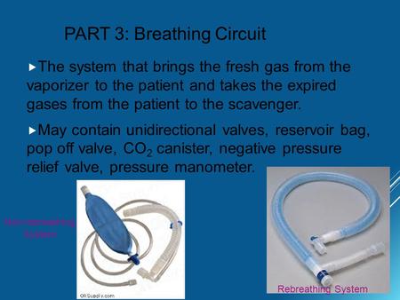 PART 3: Breathing Circuit