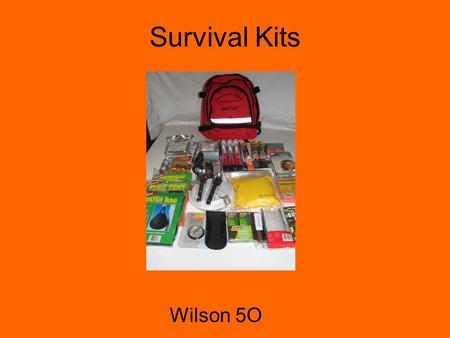 Survival Kits Wilson 5O.