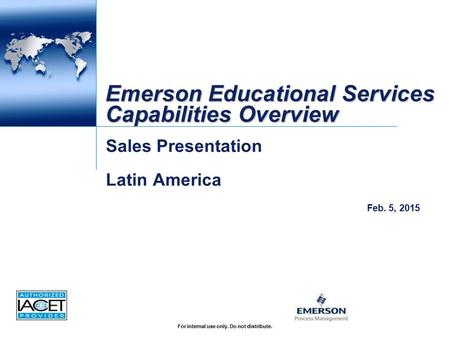Emerson Educational Services Capabilities Overview