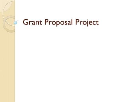 Grant Proposal Project. The Santa Cruz County Water Conservation District is awarding $5,000 grants ◦ “For science and technology projects that facilitate.