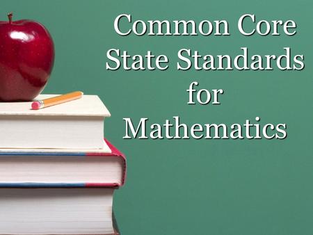 Common Core State Standards for Mathematics. Your “LAMP” presenters Erin Stolp: Hopewell Tabitha Thomas: Tabernacle Introductions & Norms Norms Please.