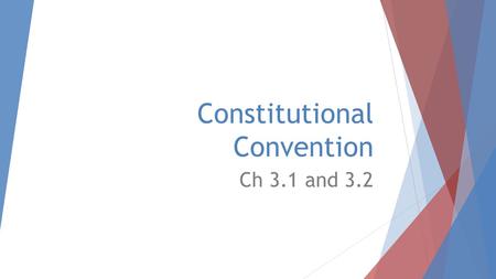 Constitutional Convention