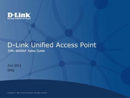 D-Link Unified Access Point