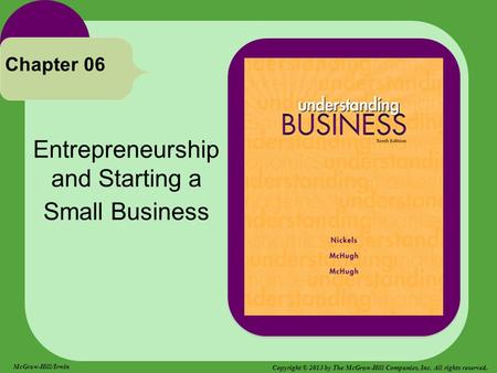Entrepreneurship and Starting a
