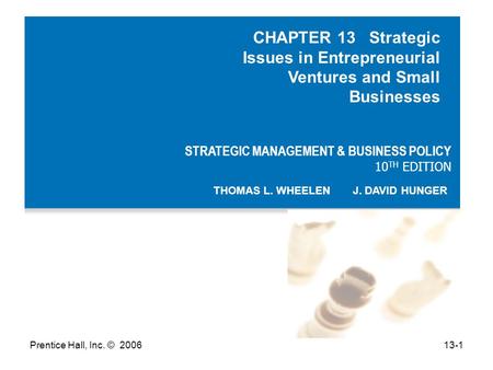 STRATEGIC MANAGEMENT & BUSINESS POLICY 10TH EDITION