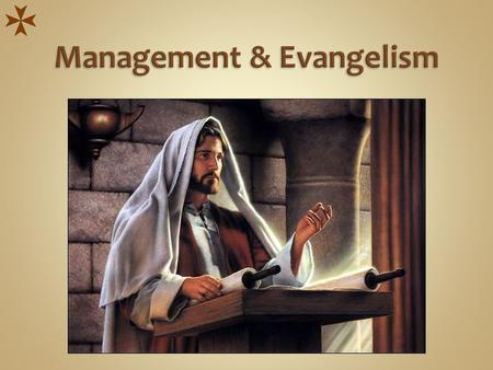 Evangelism is directly centered on Jesus Christ. He is the Evangel - the Good News. He is also the medium for receiving the Good News And I, if I am.