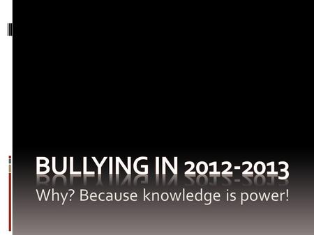 Why? Because knowledge is power!. We believe: 1.Parents use real situations to resolve problems without violence. 2.Parents provide clear strategies.