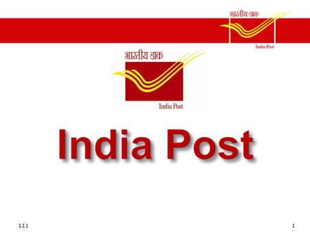 India Post 1.1.1.