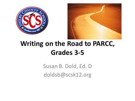 Writing on the Road to PARCC, Grades 3-5