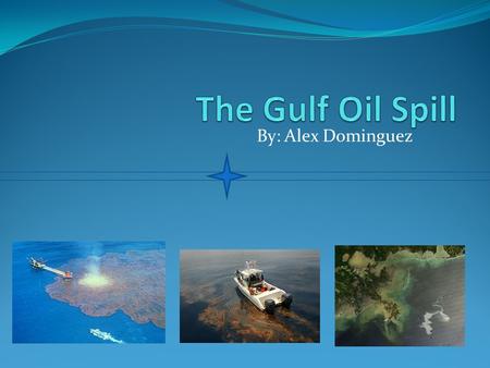 The Gulf Oil Spill By: Alex Dominguez.
