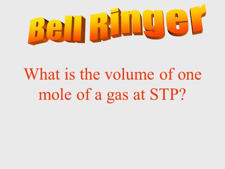 What is the volume of one mole of a gas at STP? Identify the pH associated with acids and bases.