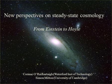 Alternative cosmology