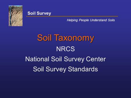 National Soil Survey Center