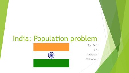 India: Population problem