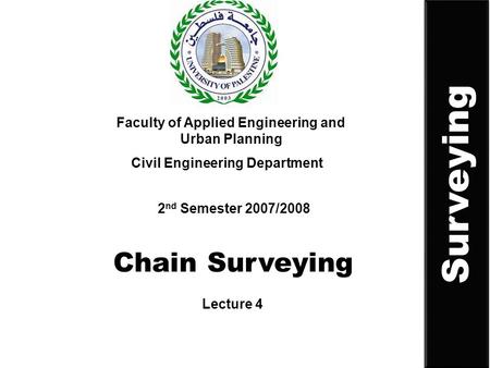 Surveying Chain Surveying
