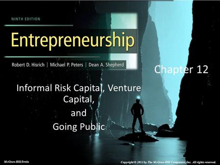 Informal Risk Capital, Venture Capital, and Going Public