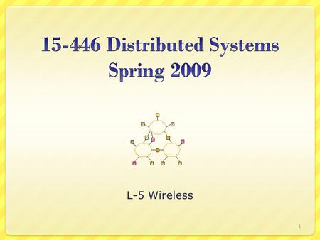 L-5 Wireless 1. 2 Wireless Challenges Force us to rethink many assumptions Need to share airwaves rather than wire  Don’t know what hosts are involved.