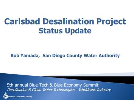 Carlsbad Desalination Project