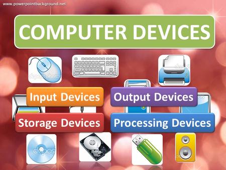 COMPUTER DEVICES Input Devices Output Devices Storage Devices