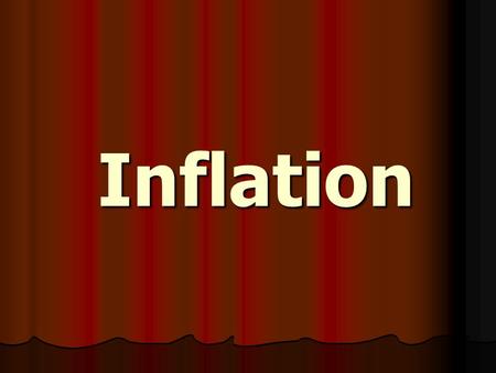 Inflation. 1 FRESH CLASSES OF MA ECONOMICS EXTERNAL KU FRESH CLASSES OF MA ECONOMICS EXTERNAL KU INDIVIDUALS & GROUPS INDIVIDUALS & GROUPS NOMINAL FEE.