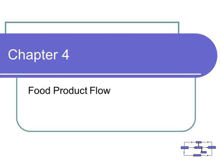Chapter 4 Food Product Flow.