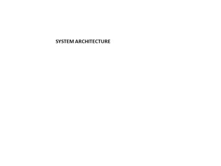 SYSTEM ARCHITECTURE. Control system architecture can range from simple local control to highly redundant distributed control. SCADA systems, by definition,