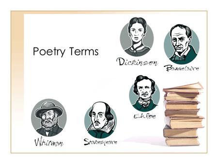 Poetry Terms.