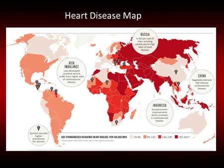 Heart Disease Map.