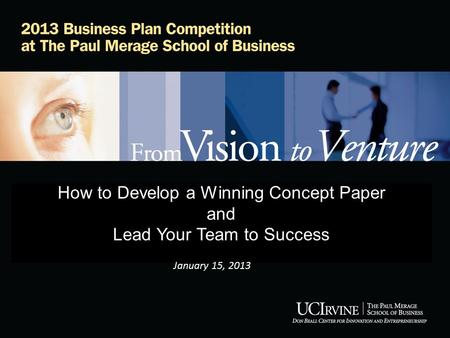 How to Develop a Winning Concept Paper and Lead Your Team to Success