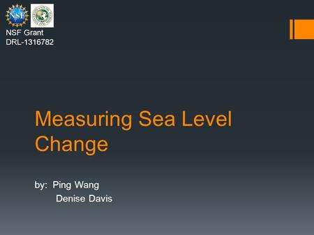 Measuring Sea Level Change