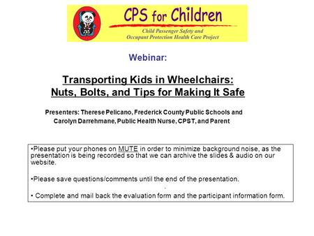 Transporting Kids in Wheelchairs: