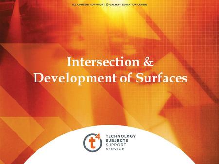 Intersection & Development of Surfaces