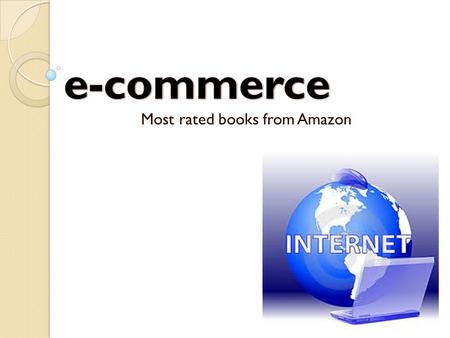 Most rated books from Amazon. Reference www.amazon.com 1. Secure Electronic Commerce: Building the Infrastructure for Digital Signatures and Encryption.