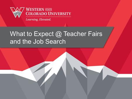 What to Teacher Fairs and the Job Search.