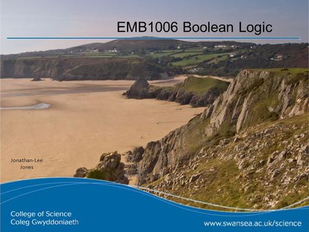 EMB1006 Boolean Logic Jonathan-Lee Jones.
