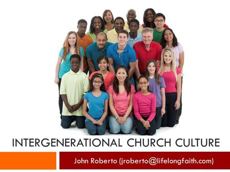 Intergenerational church culture