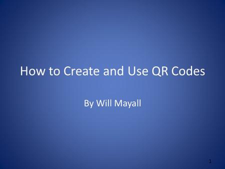 How to Create and Use QR Codes By Will Mayall 1. Use the Market App Click on the Market App on your smart phone. Search for QR Code Scanner. I like to.