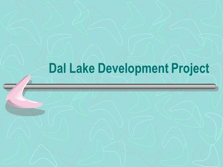 Dal Lake Development Project. Dal Lake Central feature of Srinagar city; Centre of socio-economic activity; Religious significance; Large population depends.