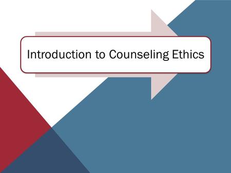 Introduction to Counseling Ethics. PROFESSOR: Verlene Springer, Ph.D. Licensed Professional Counselor Licensed Marriage and Family Therapist Licensed.