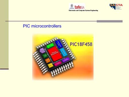 PIC microcontrollers. PIC microcontrollers come in a wide range of packages from small chips with only 8 pins and 512 words of memory all the way up to.