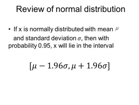 Review of normal distribution. Exercise Solution.