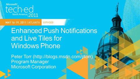 WPH309. announcement General Information for Push and Tiles New Features.