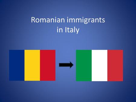 Romanian immigrants in Italy. We know that for the recent years, the words “immigrant” and “Romanian” had a negative connotation while being put together.