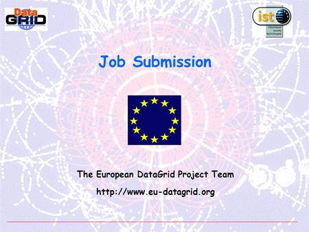 Job Submission The European DataGrid Project Team