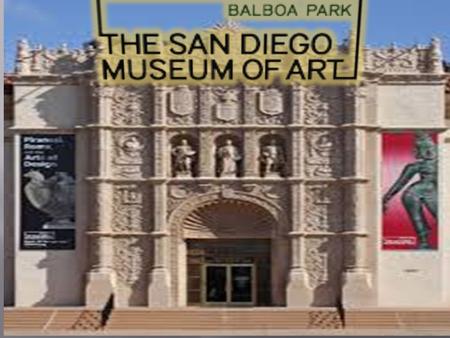  In 2015 the Museum will celebrate 100 years of art in Balboa Park and the Centennial Celebration of the 1915 Panama-California Exposition. The original.