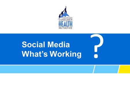 Social Media What’s Working ?. AS TOLD BY: Adam Fox Director of Strategic Engagement Austin Montoya Social Media and Online Coordinator.