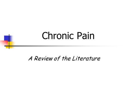 Chronic Pain A Review of the Literature. Meade Study: BMJ 1990 A British ten year study concluded that chiropractic treatment was significantly more effective,