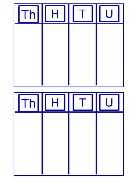 Th UTH UTH. UTH UTH Can you make the numbers? Colour the squares to make the numbers: 4 7 1 9 20 10 Name: ___________________ Date: