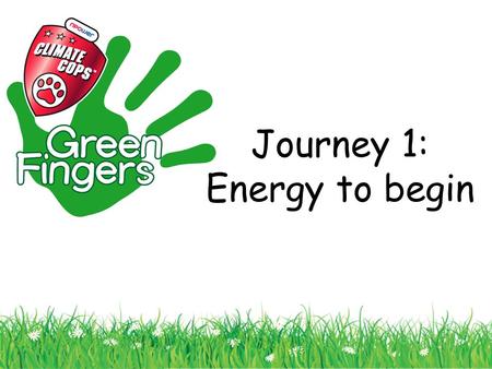 Journey 1: Energy to begin. Learning objectives:  To recognise that seeds grow into flowering plants  To find out about the different kinds of plants.