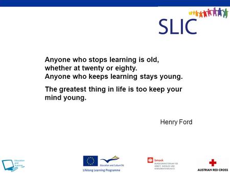 Anyone who stops learning is old, whether at twenty or eighty. Anyone who keeps learning stays young. The greatest thing in life is too keep your mind.